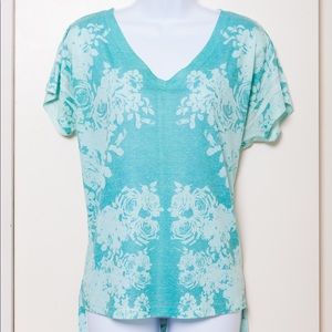 Flowery Short Sleeve Top